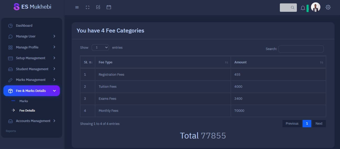 Payments Management System